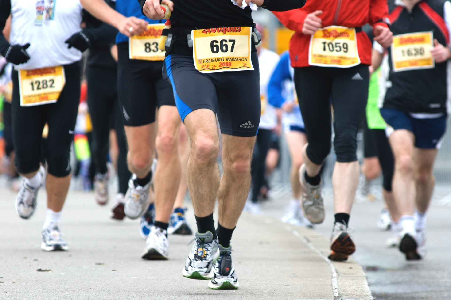 coureurs à pied