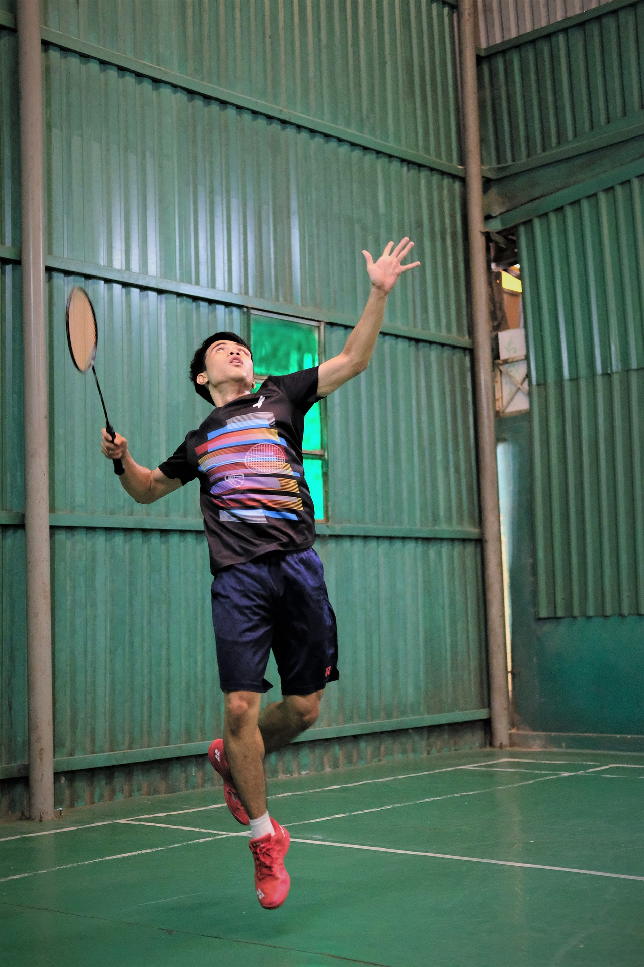 joueur de badminton